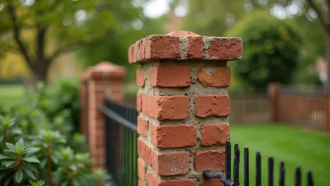 cegła na słupki ogrodzeniowe