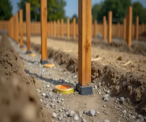 Jak ustawić słupki ogrodzeniowe