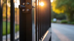 Jakie słupki metalowe do bramy dwuskrzydłowej